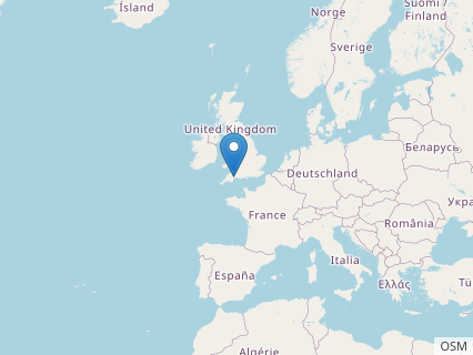 Locations where Attenborosaurus fossils were found.