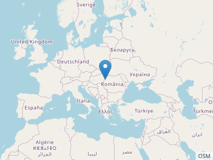 Locations where Bihariosaurus fossils were found.