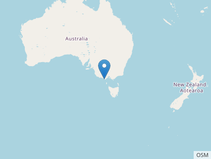 Locations where Diluvicursor fossils were found.