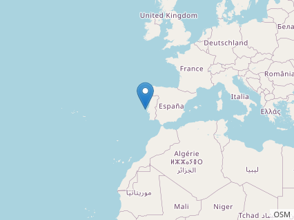 Locations where Dracopelta fossils were found.