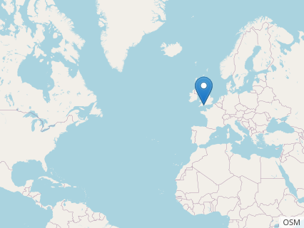 Locations where Echinodon fossils were found.