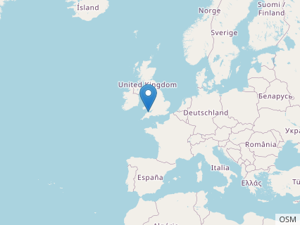 Locations where Eoplesiosaurus fossils were found.