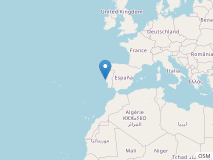 Locations where Eousdryosaurus fossils were found.