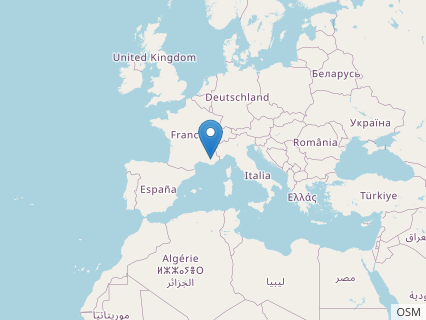 Locations where Gallodactylus fossils were found.