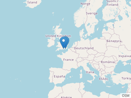 Locations where Hypselospinus fossils were found.