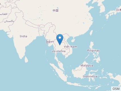 Locations where Isanosaurus fossils were found.