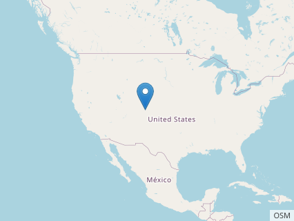 Locations where Kepodactylus fossils were found.