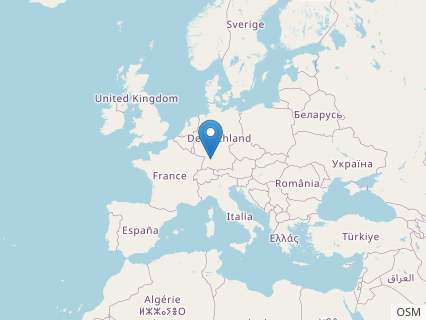 Locations where Meyerasaurus fossils were found.