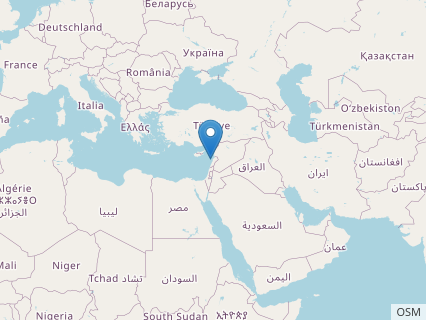 Locations where Microtuban fossils were found.