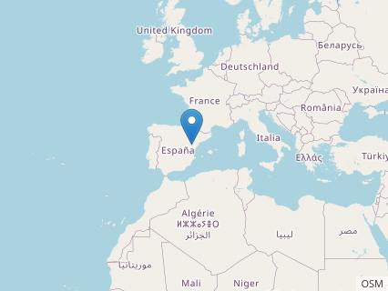 Locations where Morelladon fossils were found.