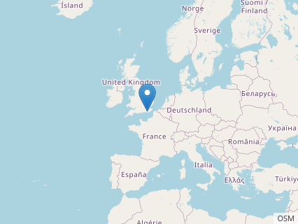 Locations where Ornithodesmus fossils were found.