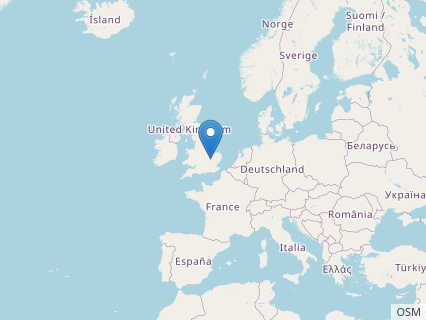 Locations where Ornithostoma fossils were found.