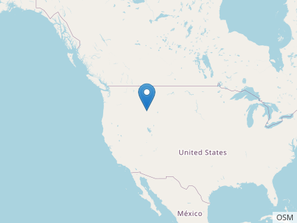 Locations where Oryctodromeus fossils were found.