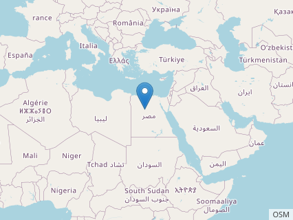 Locations where Paralititan fossils were found.