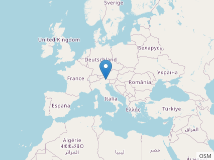 Locations where Preondactylus fossils were found.