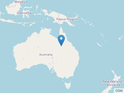 Locations where Savannasaurus fossils were found.