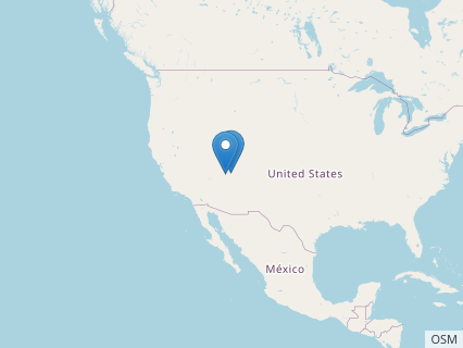 Locations where Segisaurus fossils were found.