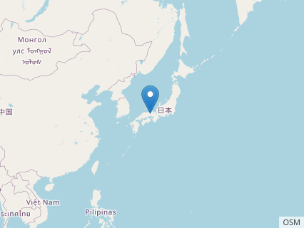 Locations where Tambatitanis fossils were found.